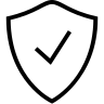 Physical security systems protection icon